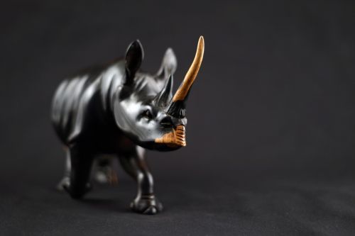 rhino sculpture art