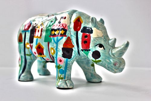 rhino animal color