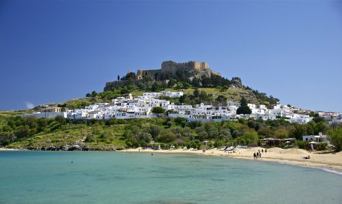 rhodes greece castle