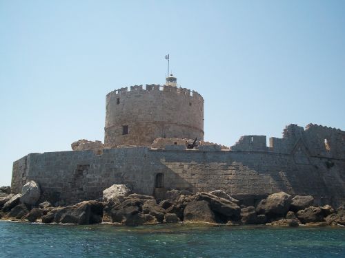 rhodos greece castle