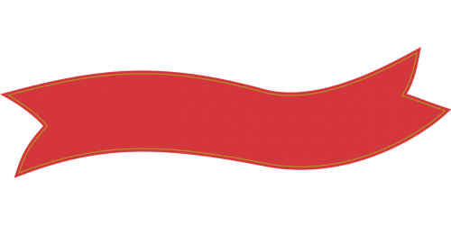 ribbon banner red