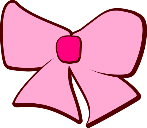 ribbon bow pink
