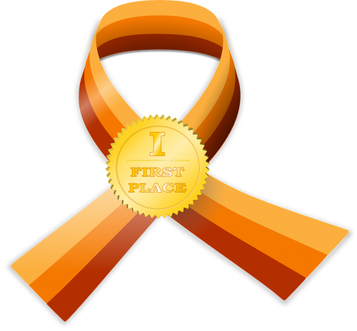 ribbon certificate golden