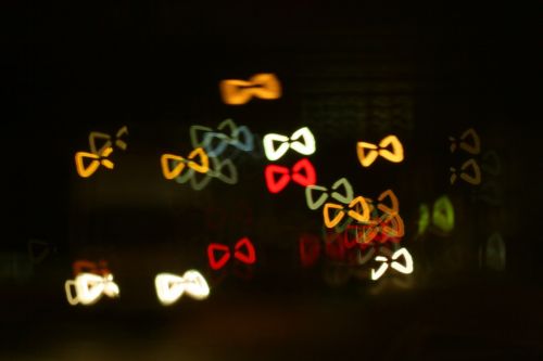 ribbon bokeh light