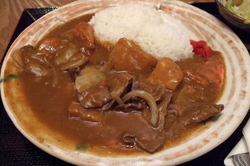 rice beef wafu curry