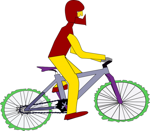 riding bicycle transportation sport
