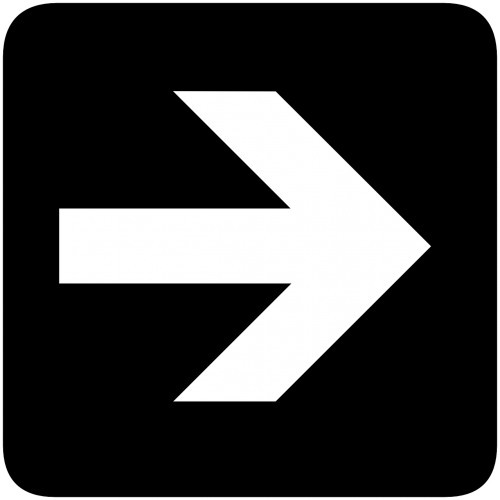 right arrow direction
