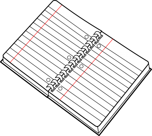 ring binder notebook note