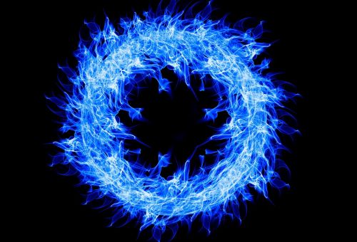 ring of fire circle blue