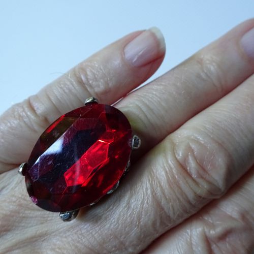 Ring With Red Stone