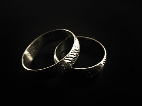 rings marriage silver