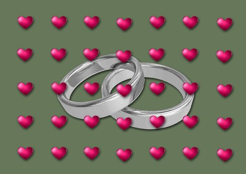 rings  heart  love