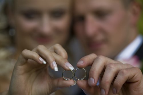 rings  wedding  romantic