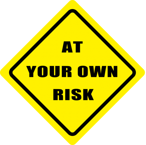 risk sign your