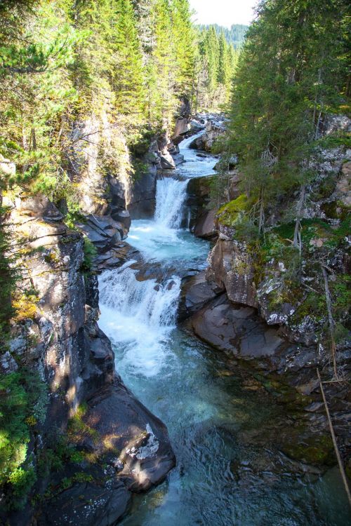 river torrent waterfall