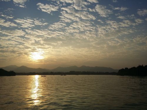 river sky cloud