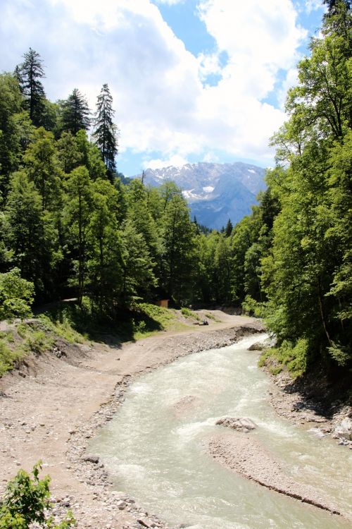 river alpine bend