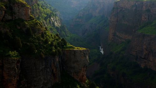 river canyon rocks