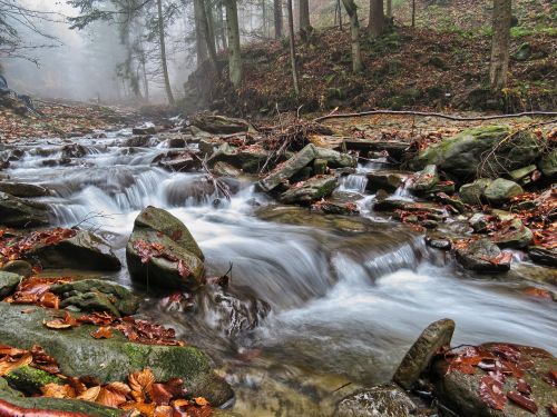 river water cascade