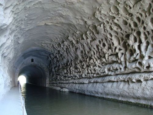 river cave tunnel