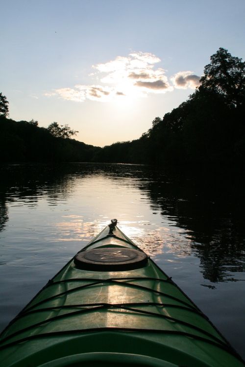 river kayak kayaking