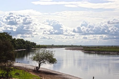 river nature water