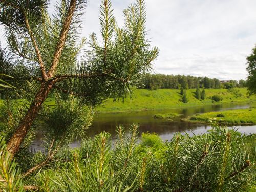 river landscape beach