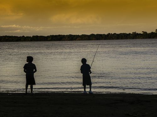 river fishing landscape