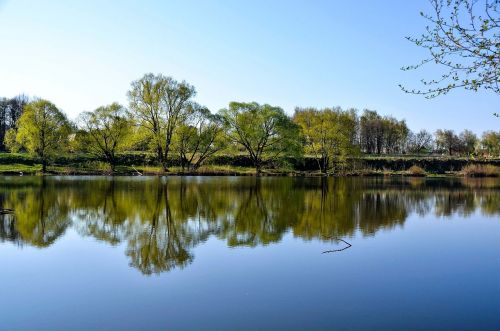 river nature landscape