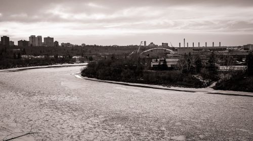 river ice bridge