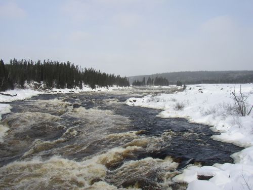 river winter water