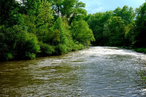 river  near  water