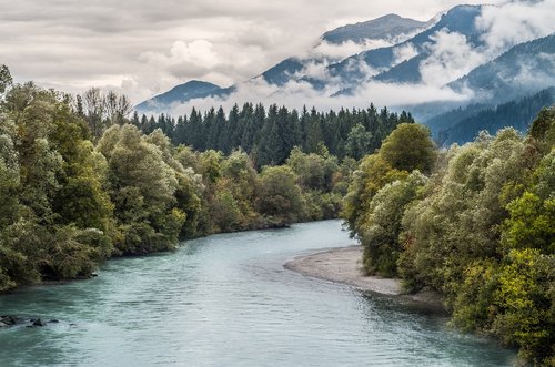 river  mountains  the alps