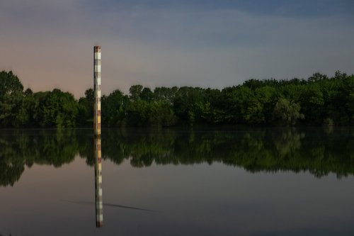 river  night  bank