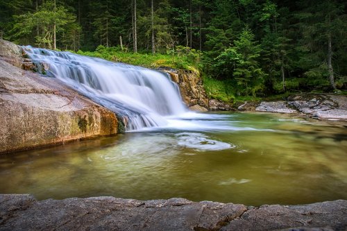 river  cascade  white elbe