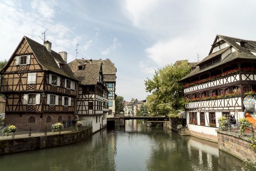 river  building  bridge