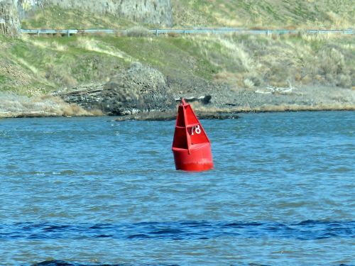 river buoy water