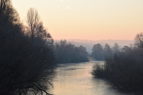 river  cold  winter