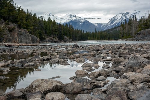 river  banff  canada