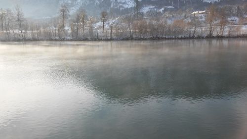 river drau fog