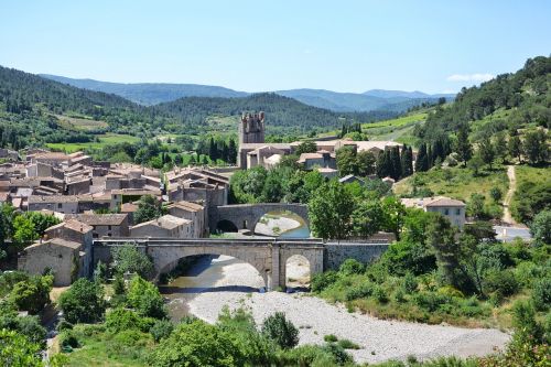 river bridge village