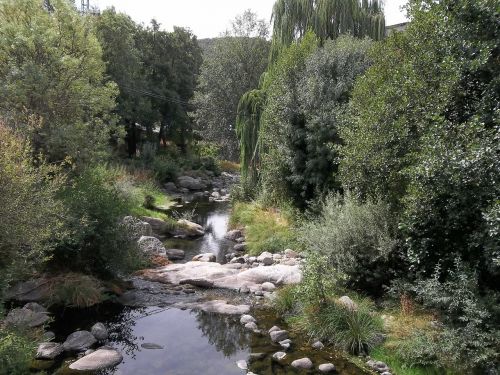 river nature landscape