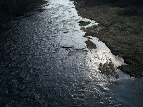 river evening scenery