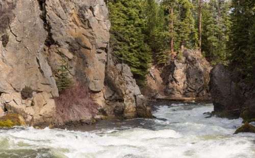 river mountains nature