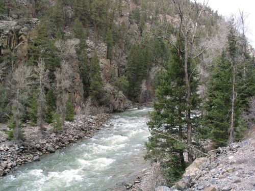 river riverbed landscape