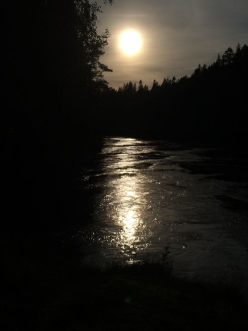 river twilight water