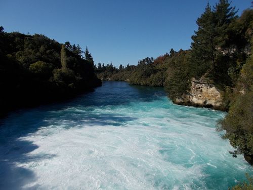 river waterfall nature