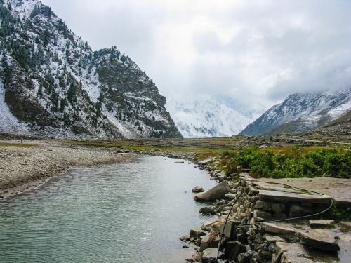 river mountain nature