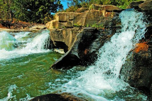 river landscape waterfall doi inthanon