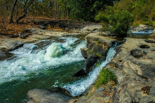 river landscape landscape waterfall